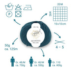 ggh Merino Deluxe - 300g Set (6x50g) - 017 - Jägergrün - Rebecca - Online.de