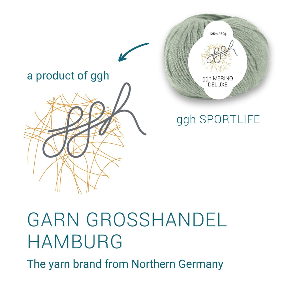 ggh Merino Deluxe - 300g Set (6x50g) - 018 - Schilfgrün - Rebecca - Online.de