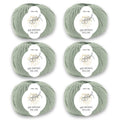 ggh Merino Deluxe - 300g Set (6x50g) - 018 - Schilfgrün - Rebecca - Online.de