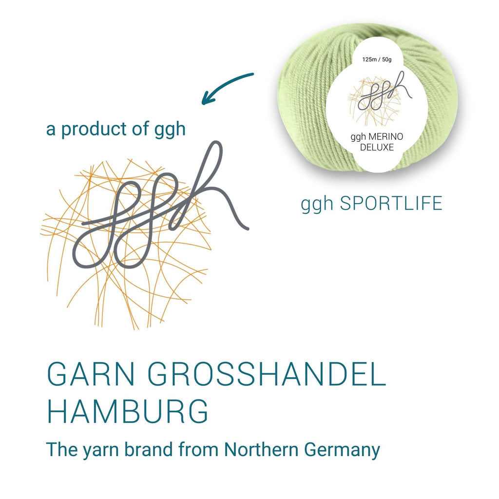 ggh Merino Deluxe - 300g Set (6x50g) - 019 - Helles Limettengrün - Rebecca - Online.de