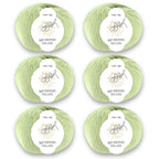 ggh Merino Deluxe - 300g Set (6x50g) - 019 - Helles Limettengrün - Rebecca - Online.de