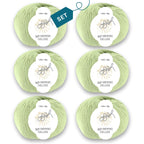 ggh Merino Deluxe - 300g Set (6x50g) - 019 - Helles Limettengrün - Rebecca - Online.de