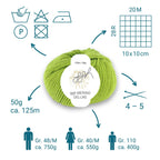 ggh Merino Deluxe - 300g Set (6x50g) - 020 - Moos - Rebecca - Online.de