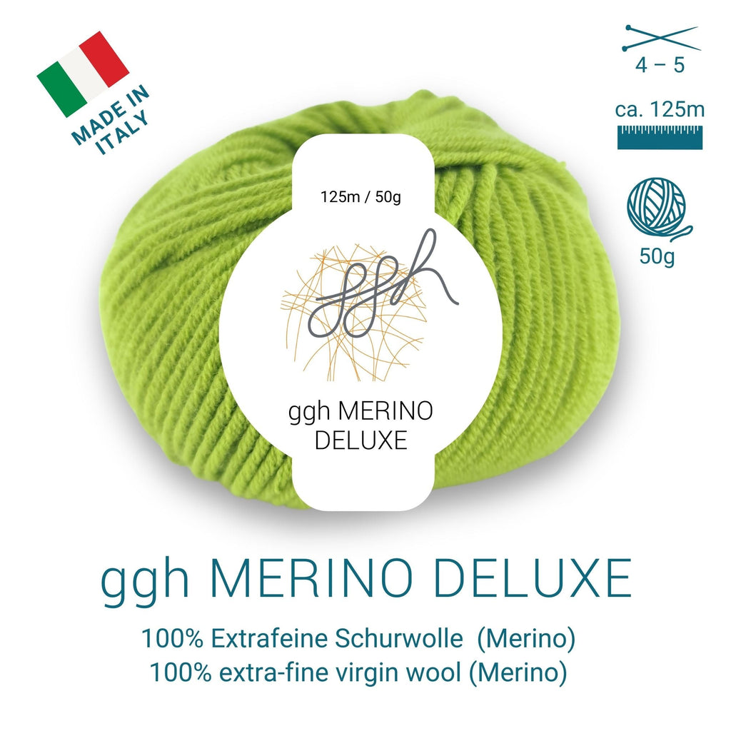 ggh Merino Deluxe - 300g Set (6x50g) - 020 - Moos - Rebecca - Online.de