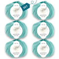 ggh Merino Deluxe - 300g Set (6x50g) - 021 - Türkis - Rebecca - Online.de