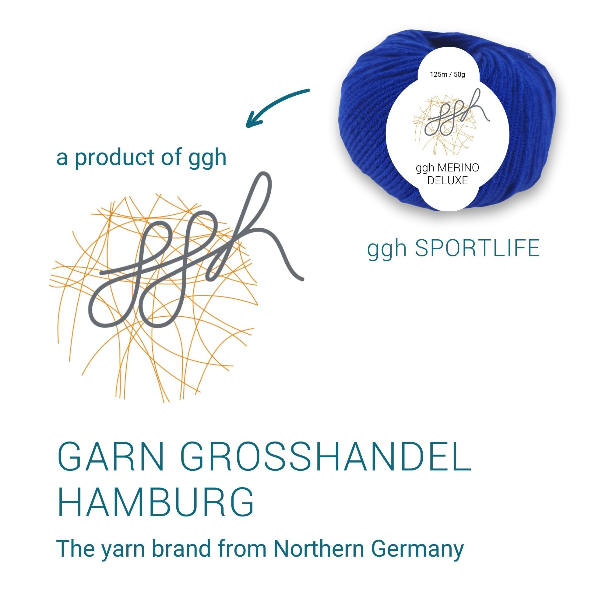 ggh Merino Deluxe - 300g Set (6x50g) - 022 - Dunkelblau - Rebecca - Online.de
