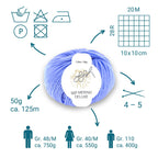 ggh Merino Deluxe - 300g Set (6x50g) - 023 - Hellblau - Rebecca - Online.de