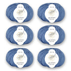 ggh Merino Deluxe - 300g Set (6x50g) - 024 - Himmelblau - Rebecca - Online.de