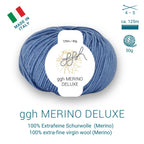 ggh Merino Deluxe - 300g Set (6x50g) - 024 - Himmelblau - Rebecca - Online.de