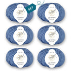 ggh Merino Deluxe - 300g Set (6x50g) - 024 - Himmelblau - Rebecca - Online.de