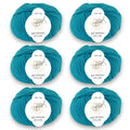 ggh Merino Deluxe - 300g Set (6x50g) - 025 - Ozeangrün - Rebecca - Online.de