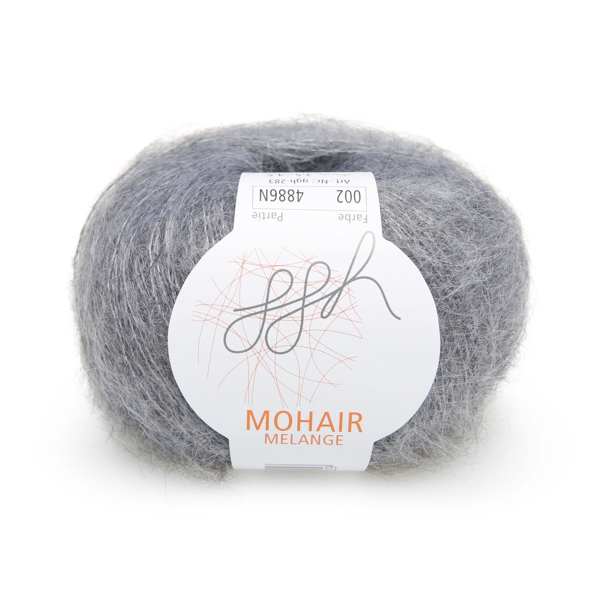 ggh Mohair Melange | 002 - Mittelgrau - Rebecca - Online.de