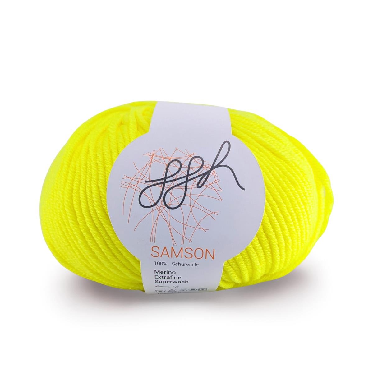 ggh Samson | Thick Merino Wool | 121 - Neon Yellow – rebecca-online.de