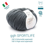 ggh Sportlife Box | Set mit 300g (6x50g) | 002 – Flanelgrau - Rebecca - Online.de