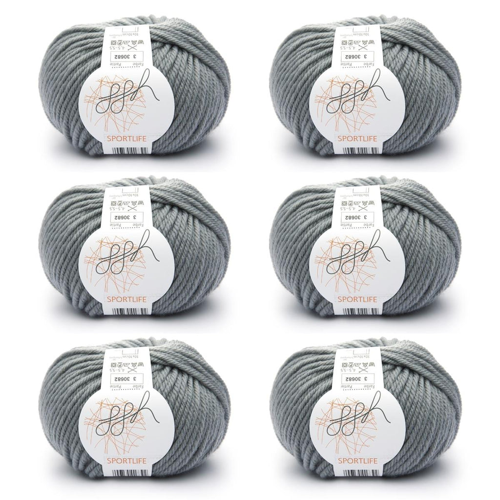 ggh Sportlife Box | Set mit 300g (6x50g) | 003 – Stahlgrau - Rebecca - Online.de