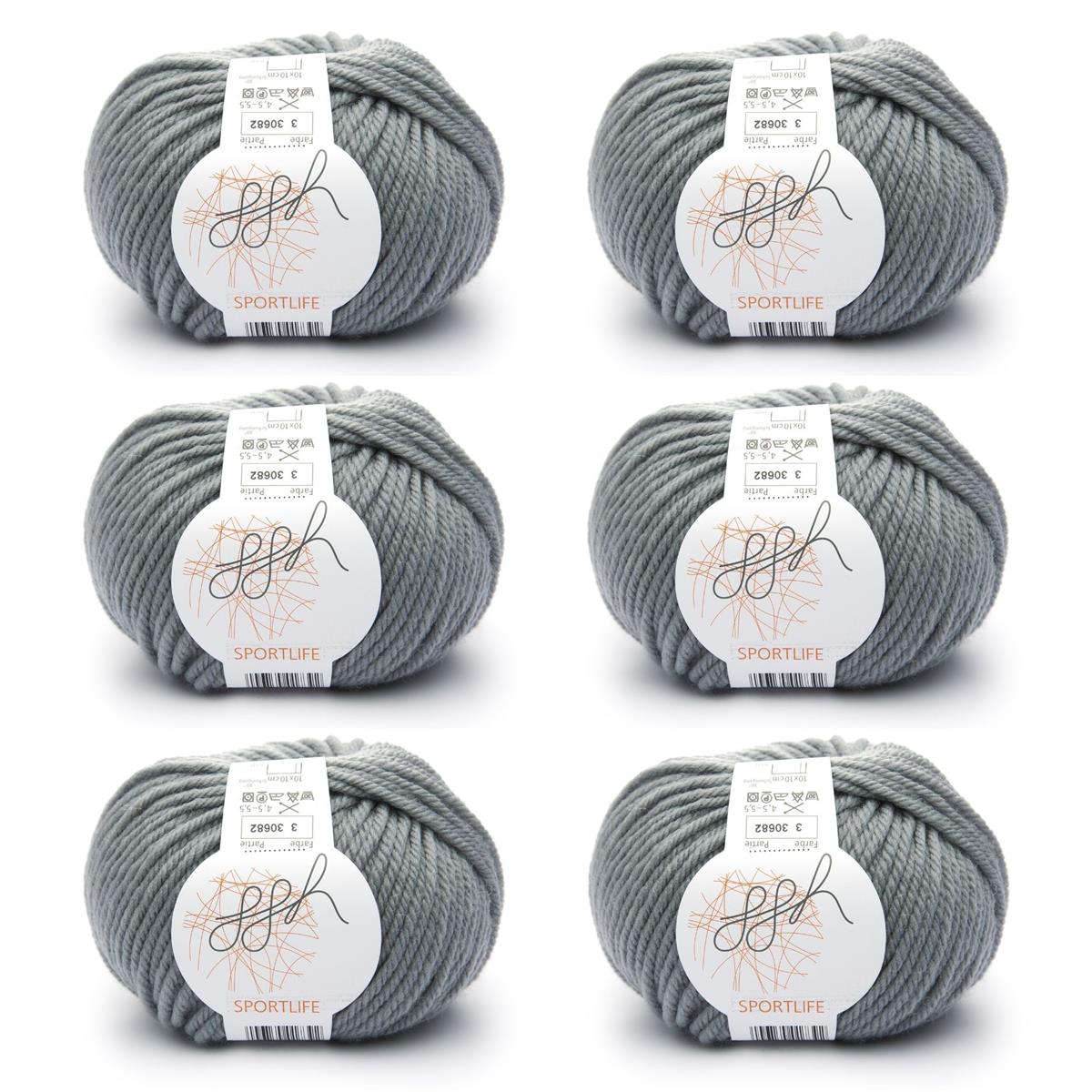 ggh Sportlife Box | Set mit 300g (6x50g) | 003 – Stahlgrau - Rebecca - Online.de