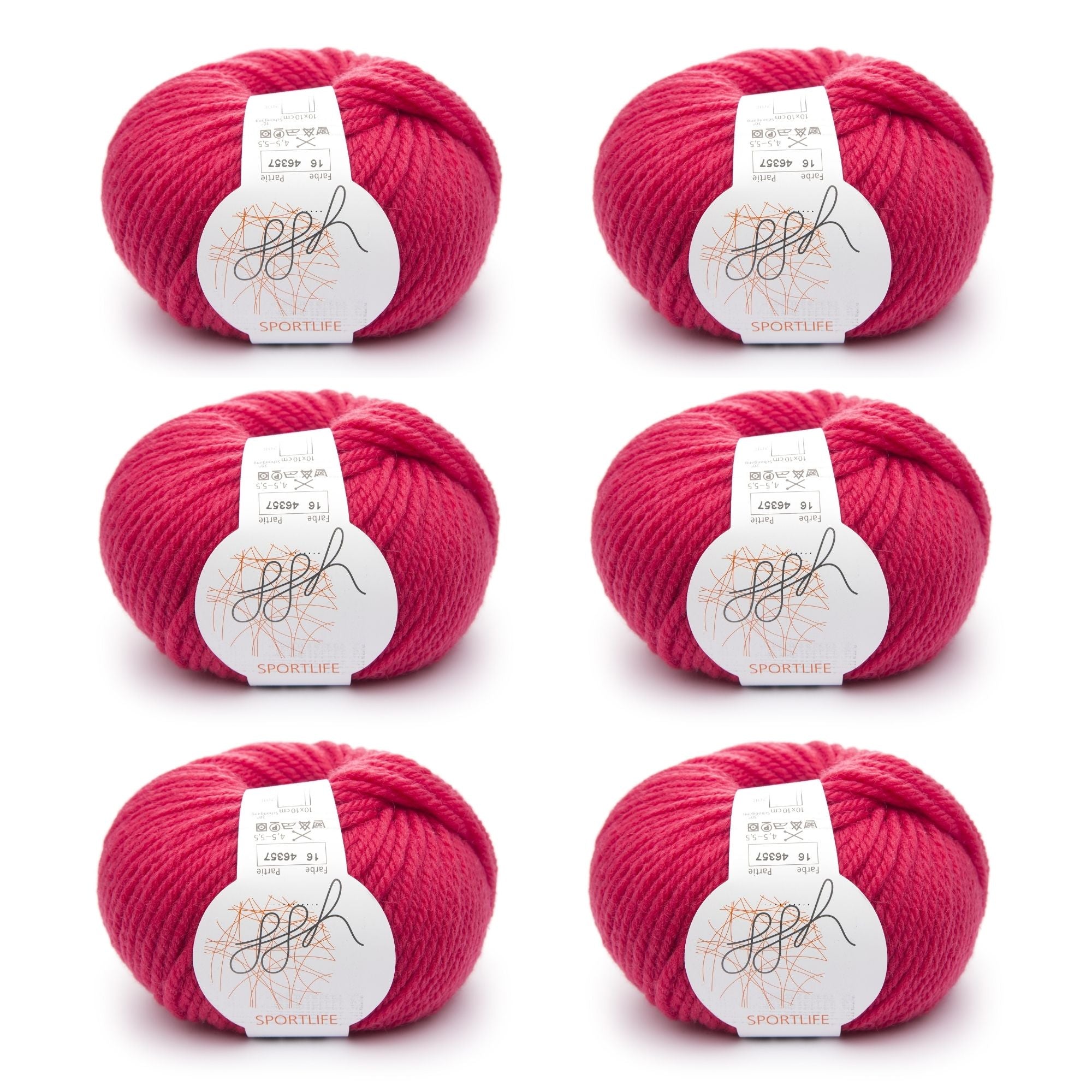 ggh Sportlife Box | Set mit 300g (6x50g) | 016 – Leuchtendes Rot - Rebecca - Online.de