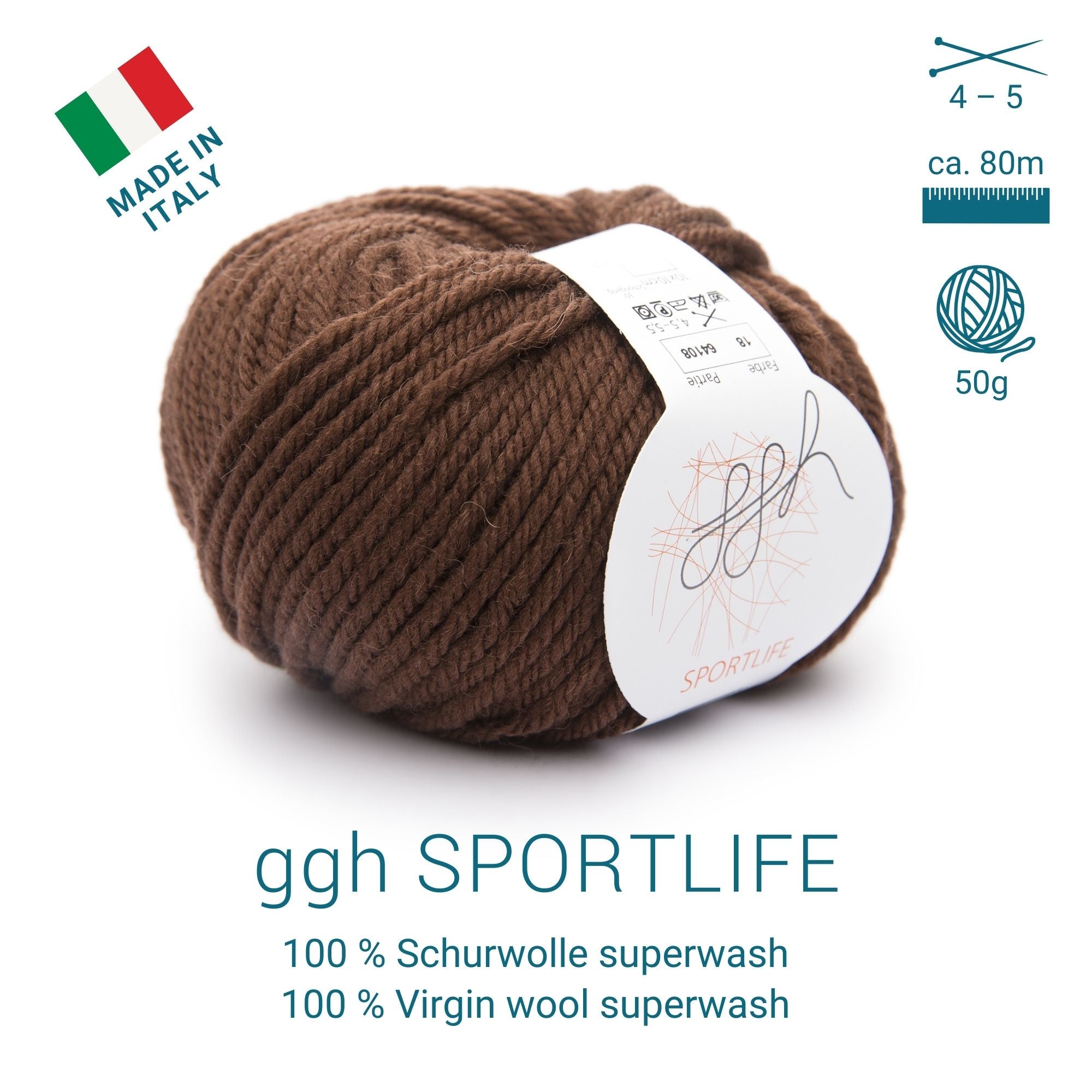 ggh Sportlife Box | Set mit 300g (6x50g) | 018 – Haselnussbraun - Rebecca - Online.de