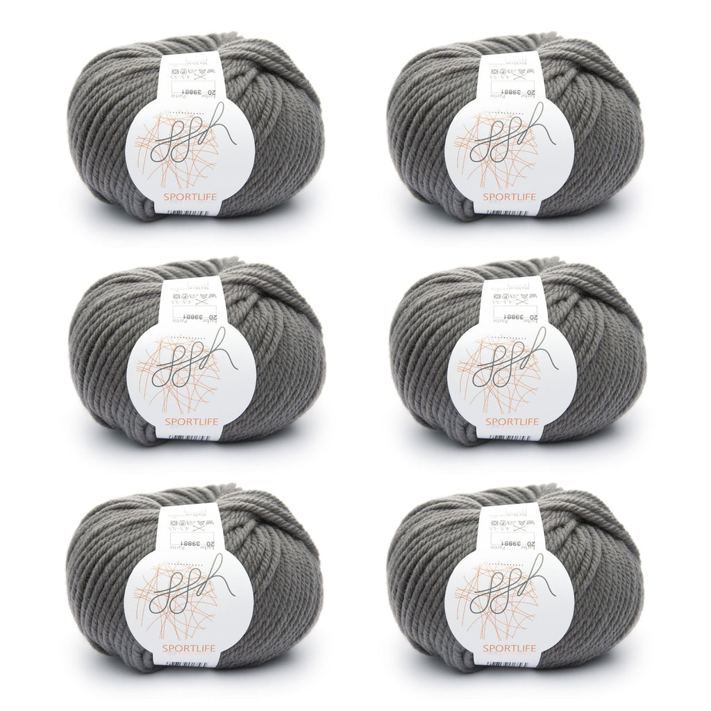ggh Sportlife Box | Set mit 300g (6x50g) | 020 – Walnussgrau - Rebecca - Online.de