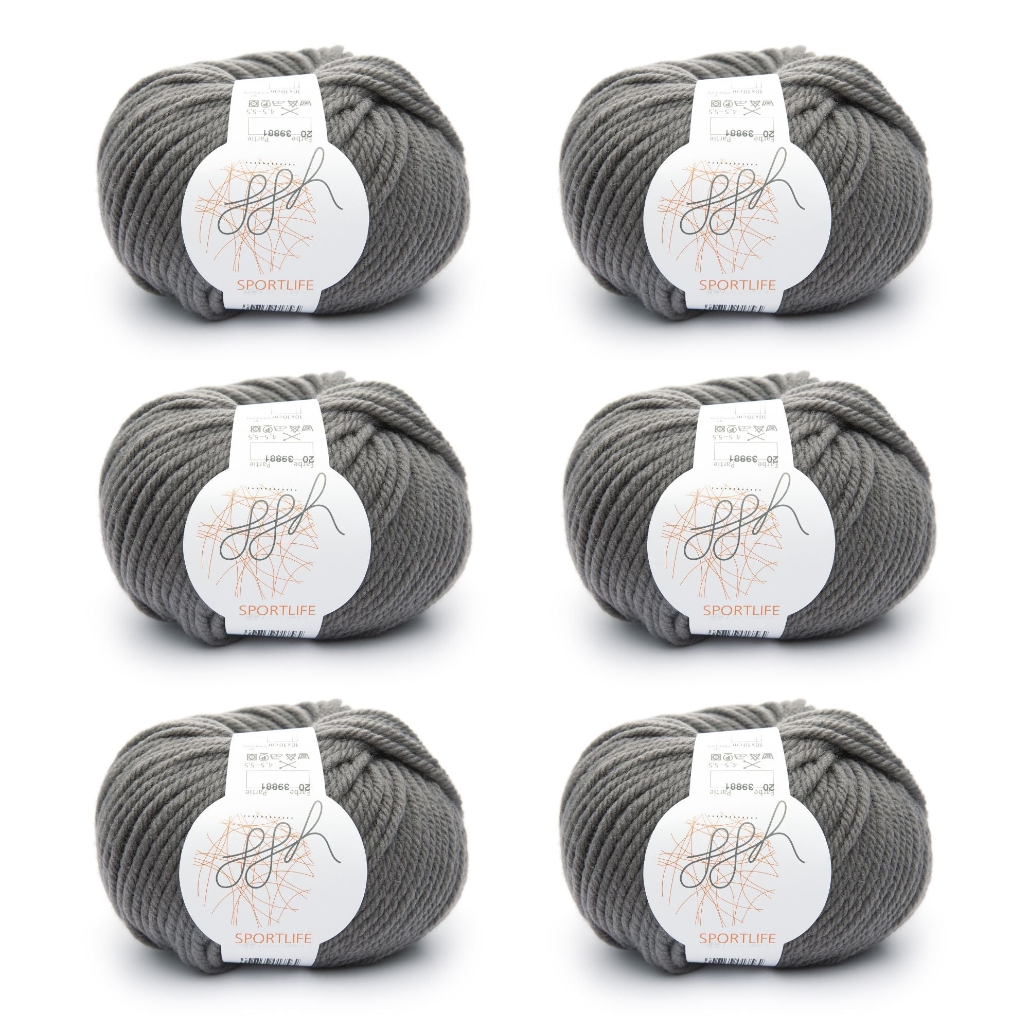 ggh Sportlife Box | Set mit 300g (6x50g) | 020 – Walnussgrau - Rebecca - Online.de