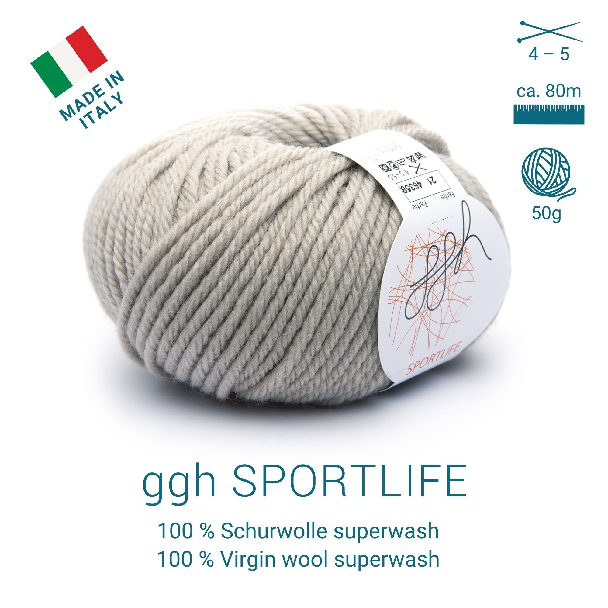 ggh Sportlife Box | Set mit 300g (6x50g) | 021 – Helles Beige - Rebecca - Online.de