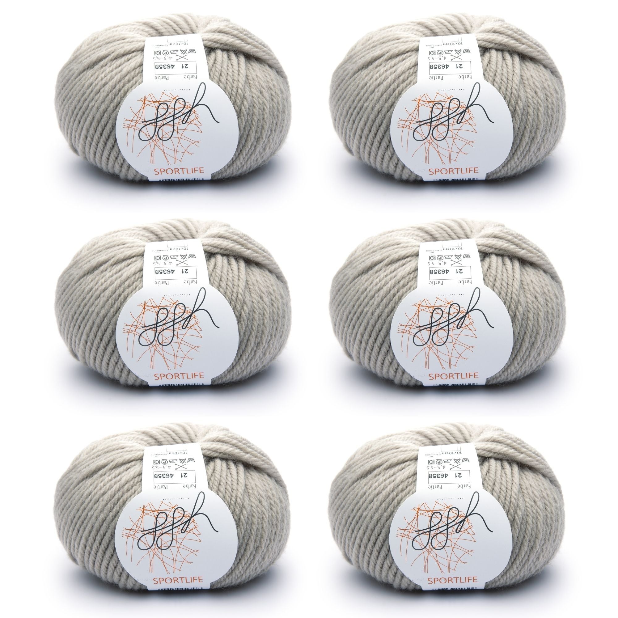 ggh Sportlife Box | Set mit 300g (6x50g) | 021 – Helles Beige - Rebecca - Online.de