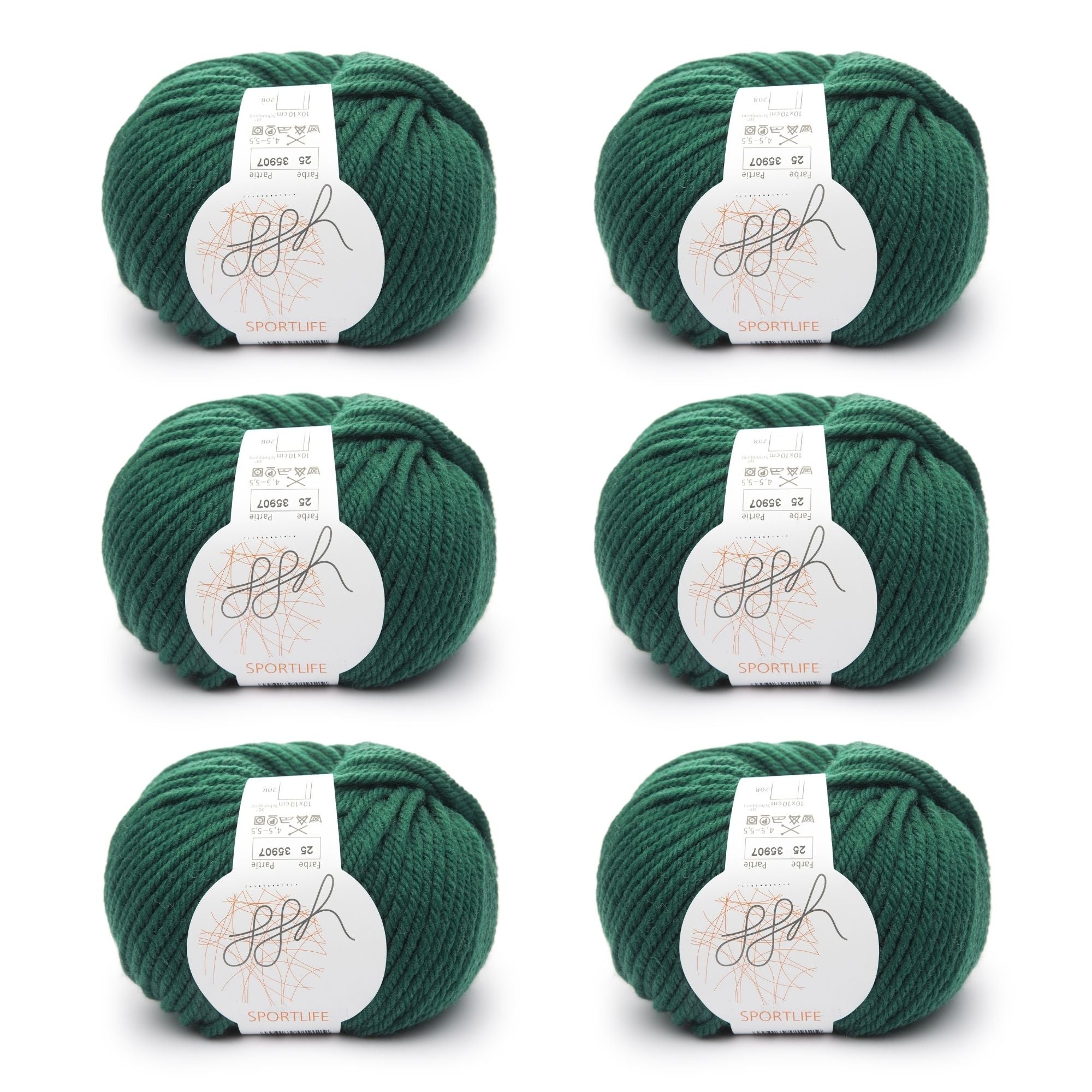 ggh Sportlife Box | Set mit 300g (6x50g) | 025 – Flaschengrün - Rebecca - Online.de