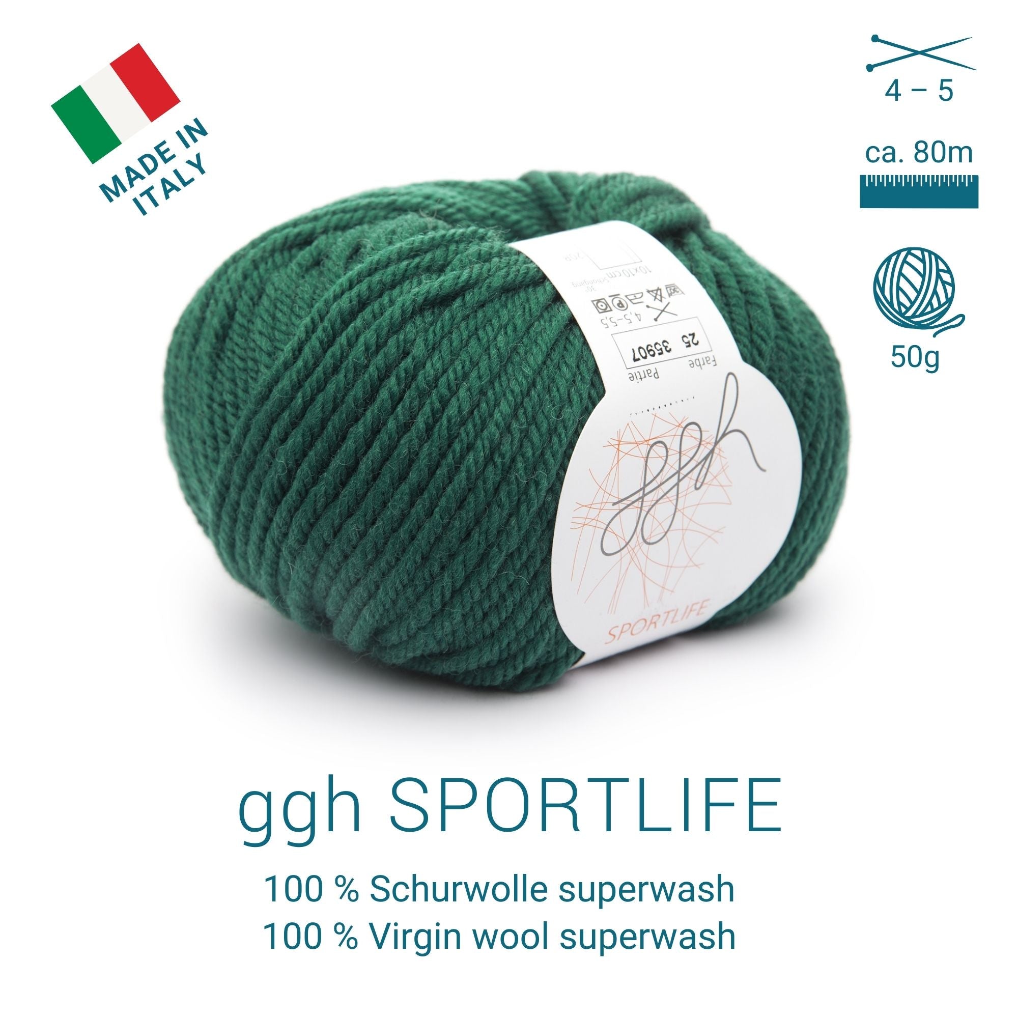 ggh Sportlife Box | Set mit 300g (6x50g) | 025 – Flaschengrün - Rebecca - Online.de