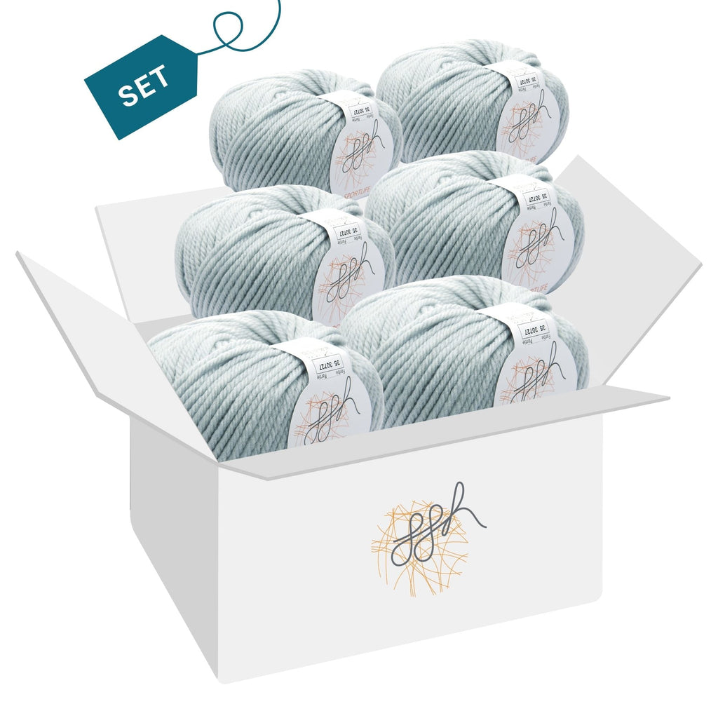 ggh Sportlife Box | Set mit 300g (6x50g) | 035 – Eisgrau - Rebecca - Online.de