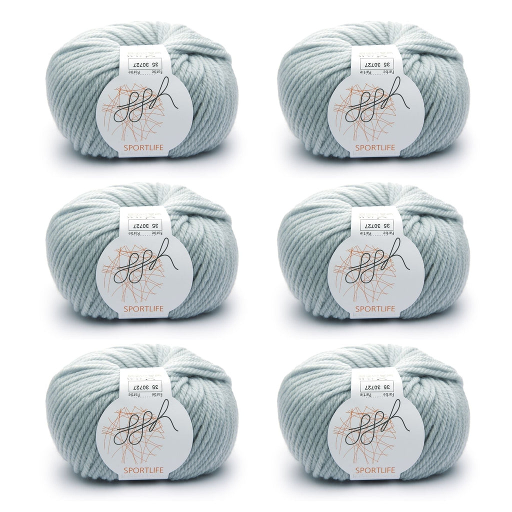 ggh Sportlife Box | Set mit 300g (6x50g) | 035 – Eisgrau - Rebecca - Online.de