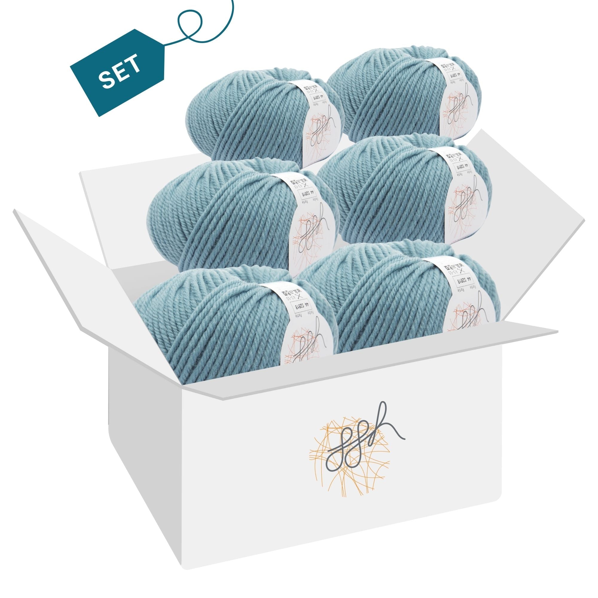 ggh Sportlife Box | Set mit 300g (6x50g) | 044 – Arktisblau - Rebecca - Online.de