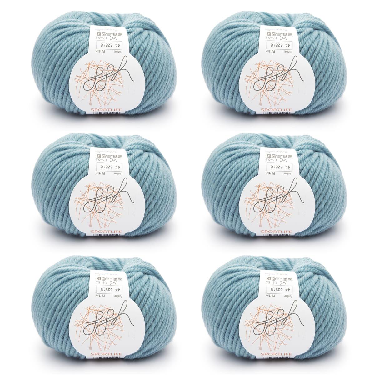 ggh Sportlife Box | Set mit 300g (6x50g) | 044 – Arktisblau - Rebecca - Online.de