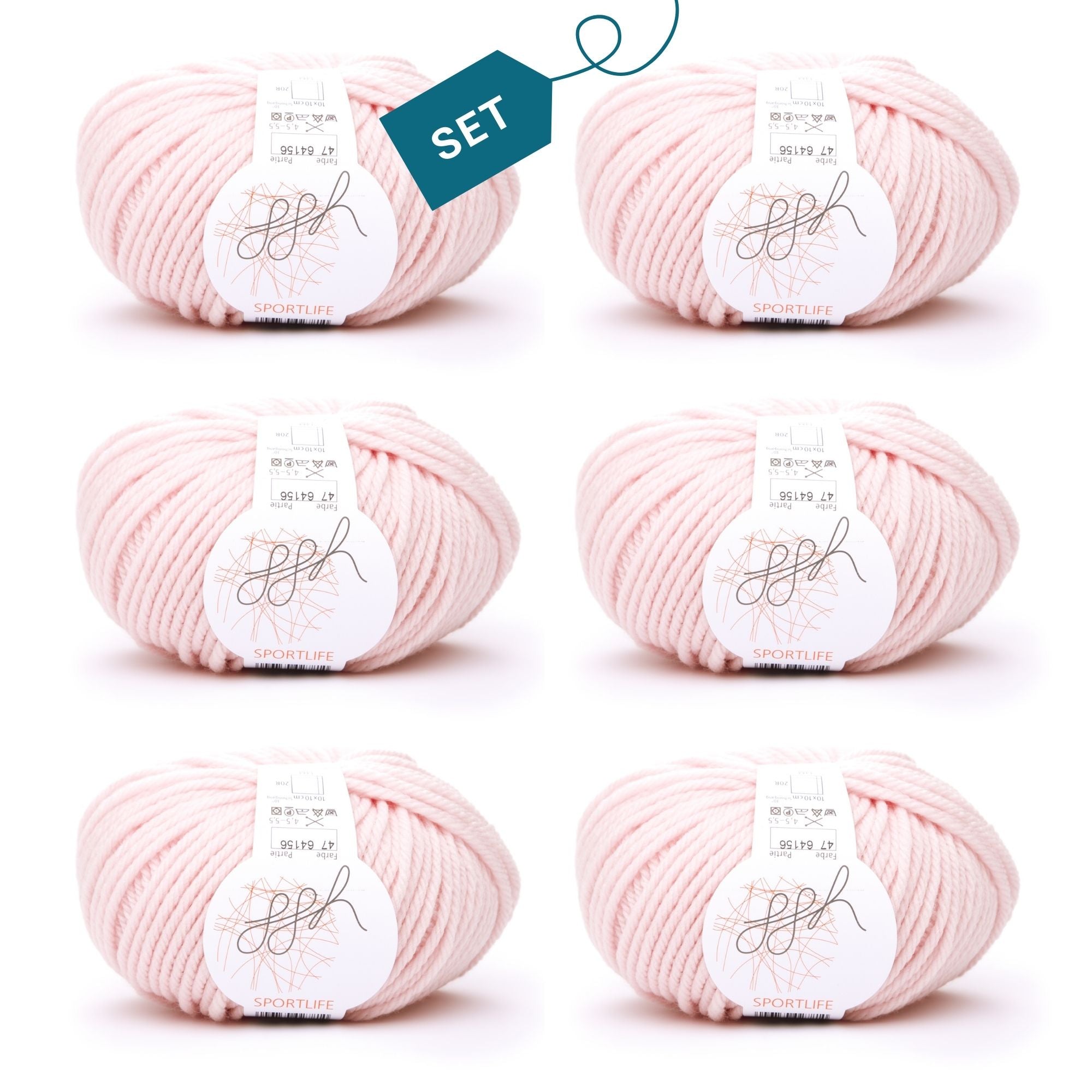ggh Sportlife Box | Set mit 300g (6x50g) | 047 – Rosé - Rebecca - Online.de