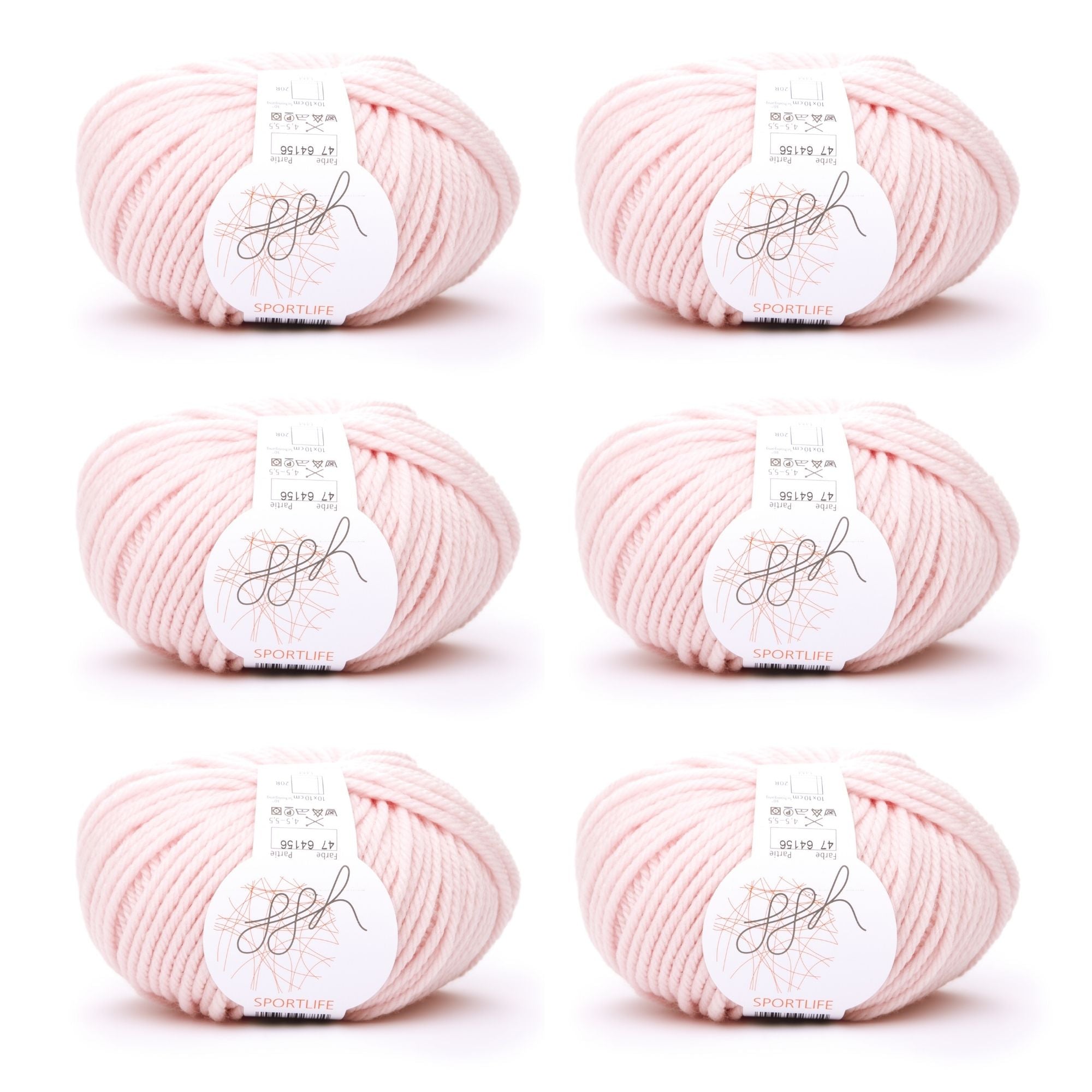 ggh Sportlife Box | Set mit 300g (6x50g) | 047 – Rosé - Rebecca - Online.de