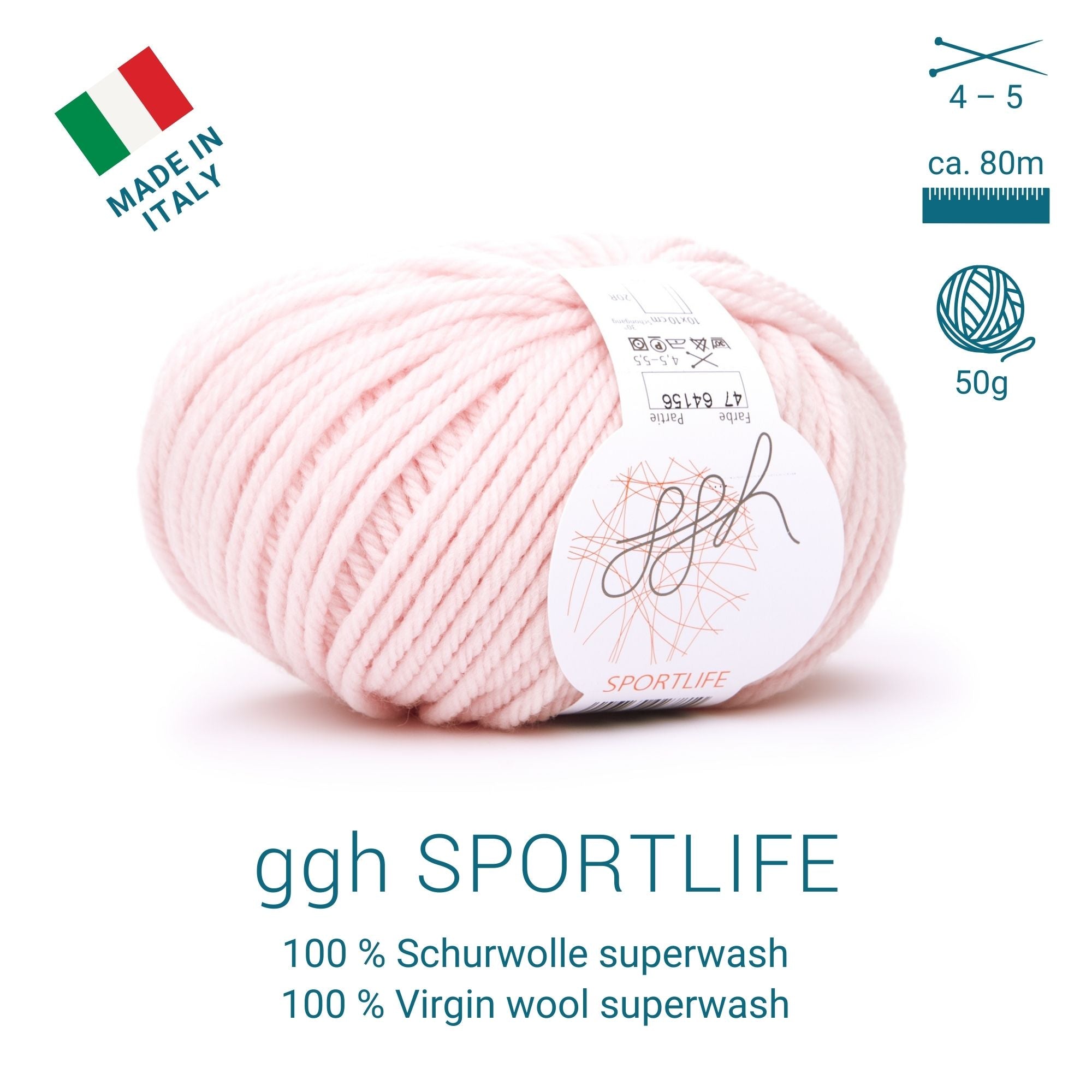 ggh Sportlife Box | Set mit 300g (6x50g) | 047 – Rosé - Rebecca - Online.de