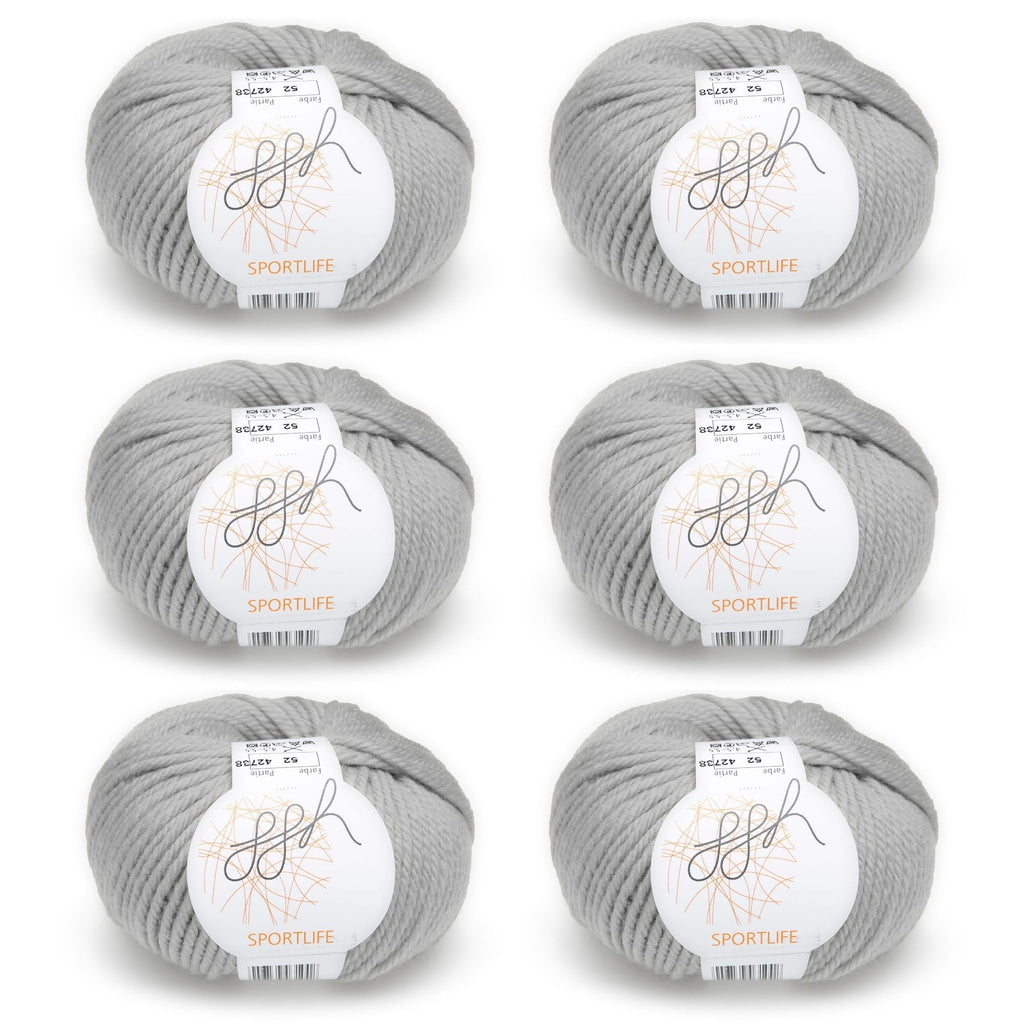 ggh Sportlife Box | Set mit 300g (6x50g) | 052 - Hellgrau - Rebecca - Online.de