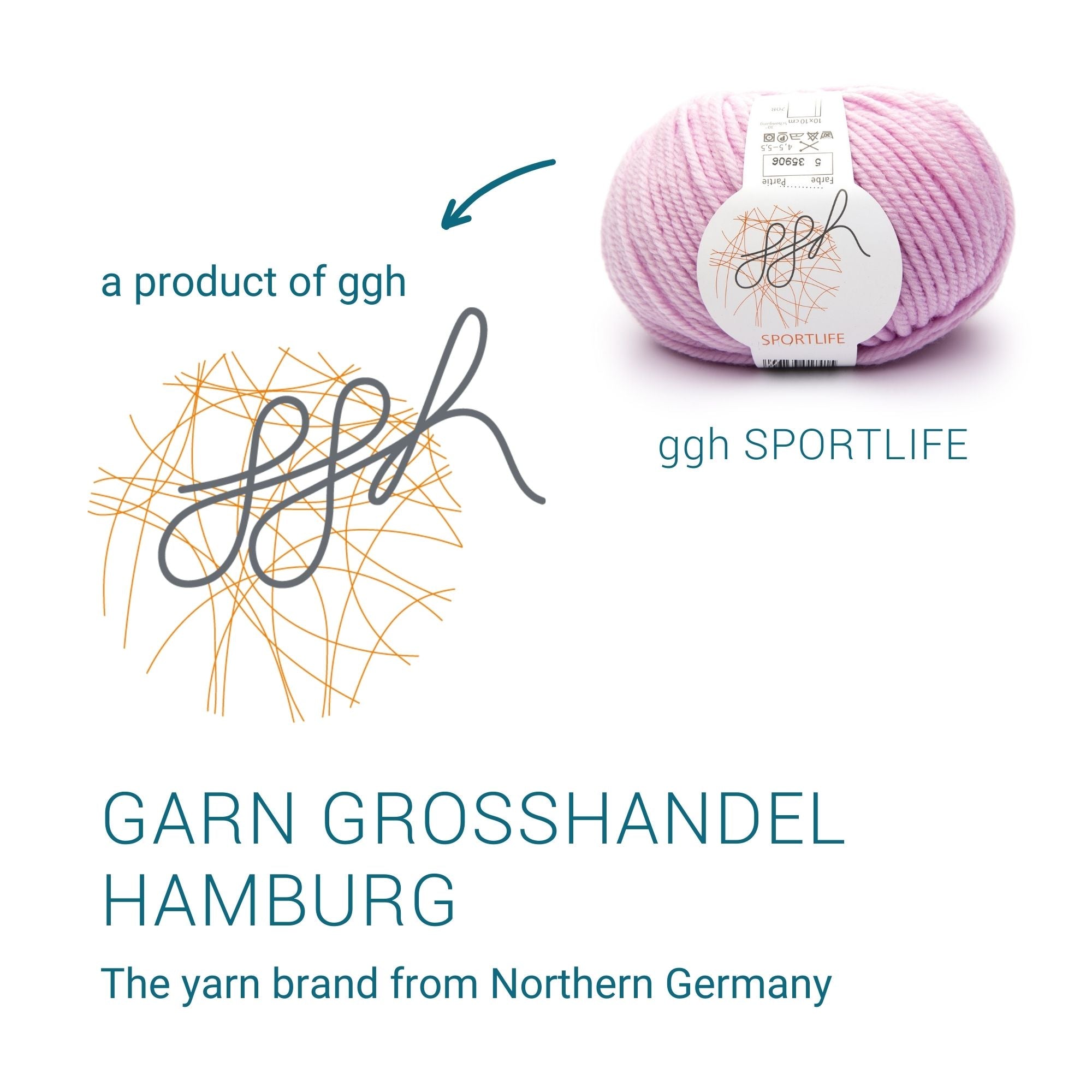 ggh Sportlife | Schurwolle | 80m/50g | 005 - Rosa - Rebecca - Online.de