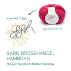 ggh Sportlife | Schurwolle | 80m/50g | 016 - Leuchtend Rot - Rebecca - Online.de