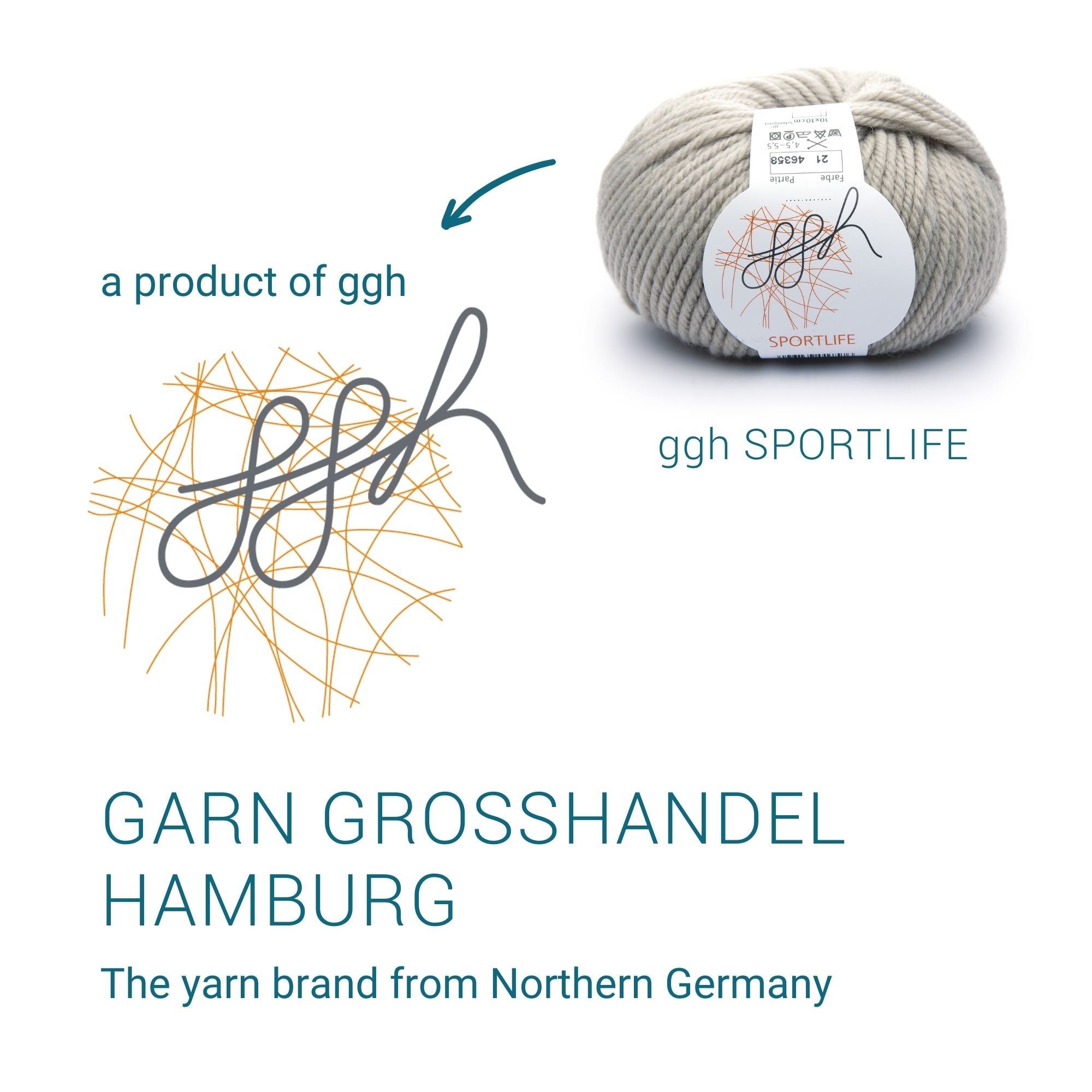 ggh Sportlife | Schurwolle | 80m/50g | 021 - Helles Beige - Rebecca - Online.de