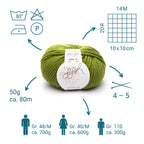 ggh Sportlife | Schurwolle | 80m/50g | 024 - Moos - Rebecca - Online.de