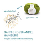ggh Sportlife | Schurwolle | 80m/50g | 024 - Moos - Rebecca - Online.de