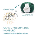 ggh Sportlife | Schurwolle | 80m/50g | 025 - Flaschengrün - Rebecca - Online.de
