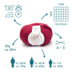 ggh Sportlife | Schurwolle | 80m/50g | 031 - Preisselbeerrot - Rebecca - Online.de