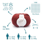 ggh Sportlife | Schurwolle | 80m/50g | 038 - Rostrot - Rebecca - Online.de