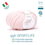 ggh Sportlife | Schurwolle | 80m/50g | 047 - Rosé - Rebecca - Online.de