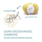 ggh Sportlife | Schurwolle | 80m/50g | 048 - Senfgelb - Rebecca - Online.de