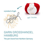 ggh Tavira | 100% Baumwolle | 80m/50g | 006 - Rot - Rebecca - Online.de