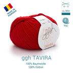 ggh Tavira | 100% Baumwolle | 80m/50g | 006 - Rot - Rebecca - Online.de