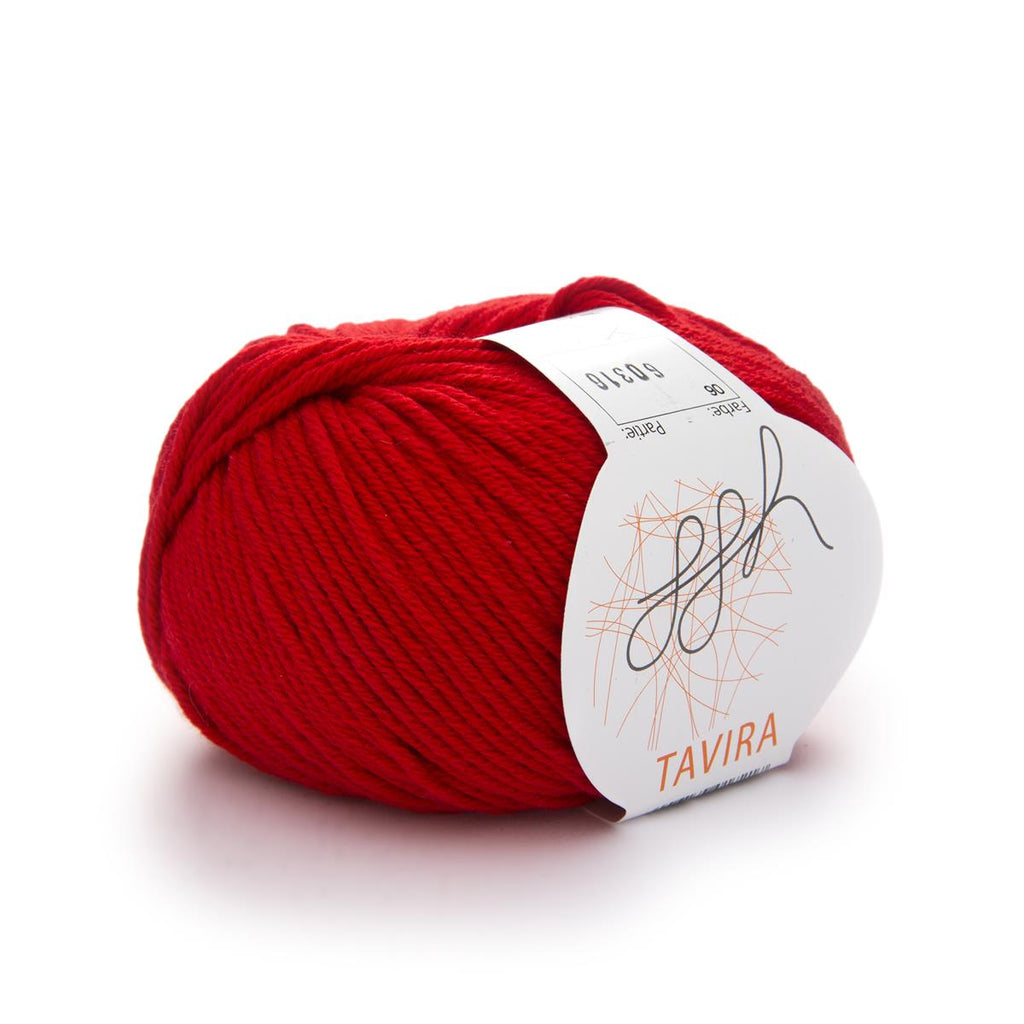 ggh Tavira | 100% Baumwolle | 80m/50g | 006 - Rot - Rebecca - Online.de