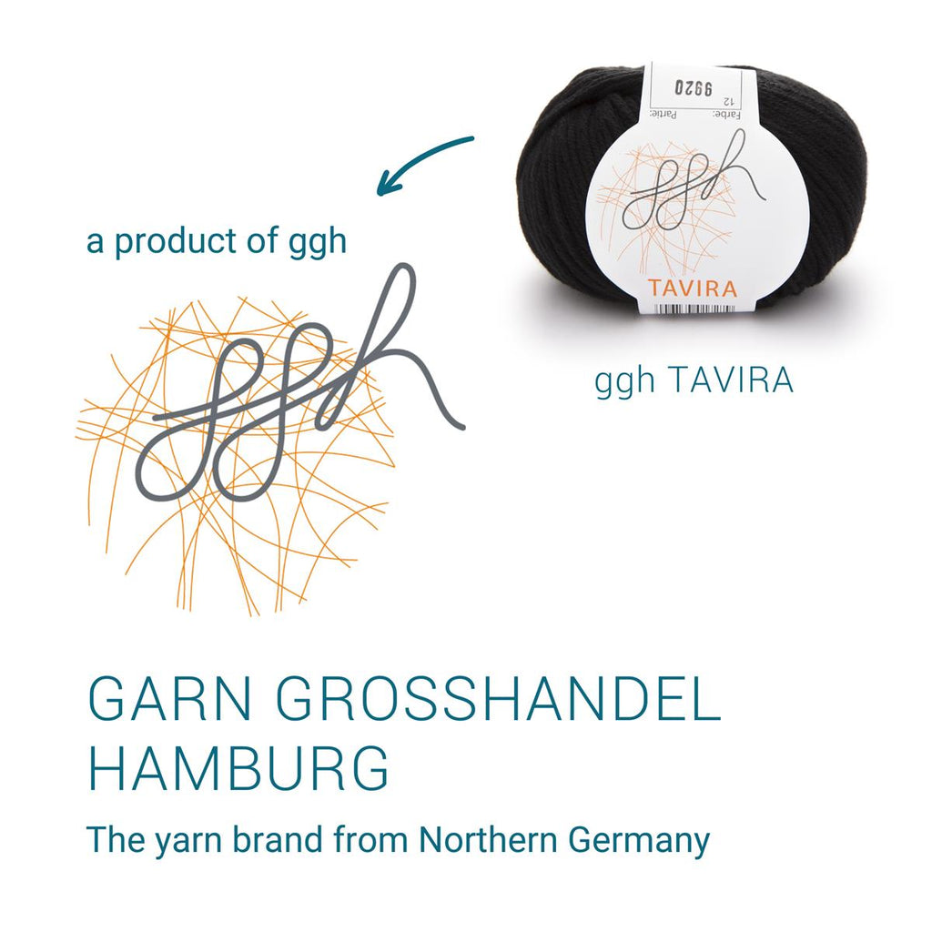 ggh Tavira | 100% Baumwolle | 80m/50g | 012 - Schwarz - Rebecca - Online.de